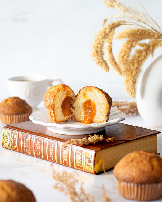 Muffins cœur coulant à la confiture Patate Douce Vanille : la gourmandise qui fait fondre