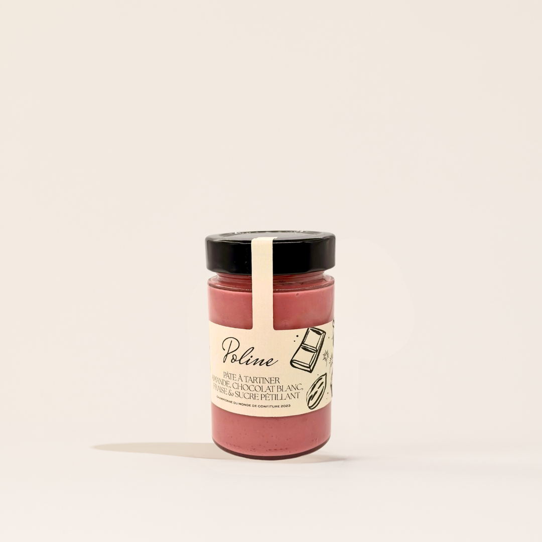 Pâte à tartiner rose Fraise & Sucre pétillant - NOUVEAUTÉ