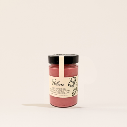 Pâte à tartiner rose Fraise & Sucre pétillant - NOUVEAUTÉ