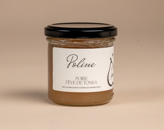 Confiture Poire & Fève de Tonka (Nouveauté)