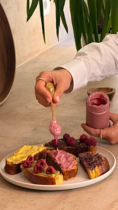 Pâte à tartiner rose Fraise & Sucre pétillant - NOUVEAUTÉ